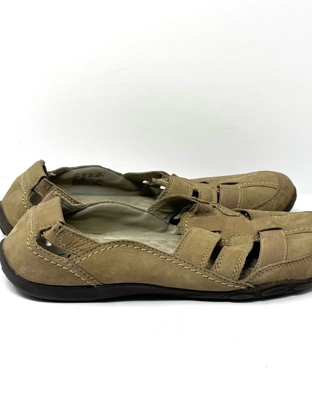 Clarks Haley Stork Slip On Loafer Tan Women’s Sz 11
